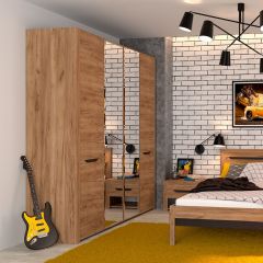 АФИНА А11а Шкаф для одежды (крафт) в Салехарде - salekhard.mebel24.online | фото 2
