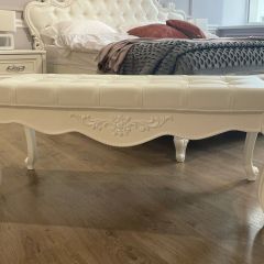 Банкетка Мишель (белый матовый) в Салехарде - salekhard.mebel24.online | фото 6