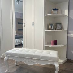 Банкетка Мишель (белый матовый) в Салехарде - salekhard.mebel24.online | фото 5