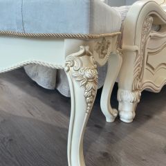 Банкетка Мона Лиза (крем) в Салехарде - salekhard.mebel24.online | фото 3