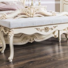 Банкетка Мона Лиза (крем) в Салехарде - salekhard.mebel24.online | фото 5