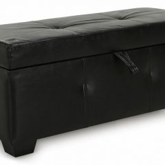 Банкетка-сундук Шерри College Black в Салехарде - salekhard.mebel24.online | фото