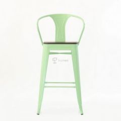 Барное кресло Barneo N-244 Tolix Wood Style в Салехарде - salekhard.mebel24.online | фото 2