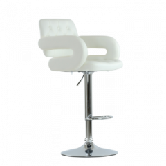 Барный стул Barneo N-135 Gregor белая в Салехарде - salekhard.mebel24.online | фото 1