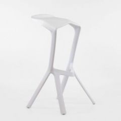 Барный стул Barneo N-227 Miura белый в Салехарде - salekhard.mebel24.online | фото 3