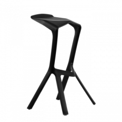 Барный стул Barneo N-227 Miura черный в Салехарде - salekhard.mebel24.online | фото