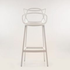 Барный стул Barneo N-235 Masters, белый, design Phillip Stark в Салехарде - salekhard.mebel24.online | фото 3