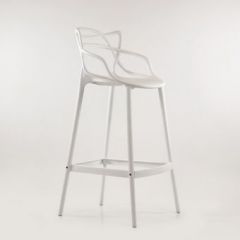 Барный стул Barneo N-235 Masters, белый, design Phillip Stark в Салехарде - salekhard.mebel24.online | фото 5