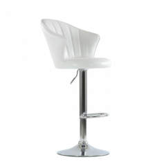 Барный стул Barneo N-31 Лидер Белый глянец в Салехарде - salekhard.mebel24.online | фото