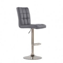 Барный стул Barneo N-48 Kruger серый в Салехарде - salekhard.mebel24.online | фото
