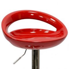 Барный стул Barneo N-6 Disco красный глянец в Салехарде - salekhard.mebel24.online | фото 2