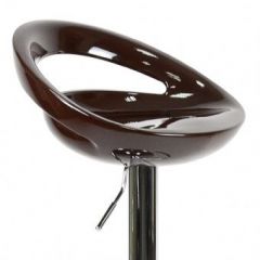 Барный стул Barneo N-6 Disco темно-коричневый глянец в Салехарде - salekhard.mebel24.online | фото 4