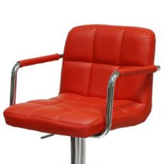 Барный стул Barneo N-69 Kruger Arm Красный в Салехарде - salekhard.mebel24.online | фото 2