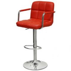 Барный стул Barneo N-69 Kruger Arm Красный в Салехарде - salekhard.mebel24.online | фото
