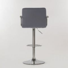 Барный стул Barneo N-69 Kruger Arm Серый в Салехарде - salekhard.mebel24.online | фото 2