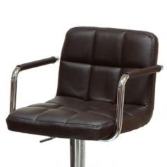 Барный стул Barneo N-69 Kruger Arm Темно-коричневый в Салехарде - salekhard.mebel24.online | фото 2