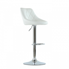 Барный стул Barneo N-83 Comfort (Комфорт) белый в Салехарде - salekhard.mebel24.online | фото