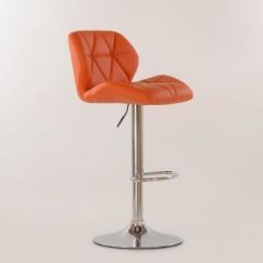 Барный стул Barneo N-85 Diamond оранжевый в Салехарде - salekhard.mebel24.online | фото 2