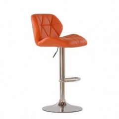 Барный стул Barneo N-85 Diamond оранжевый в Салехарде - salekhard.mebel24.online | фото 1