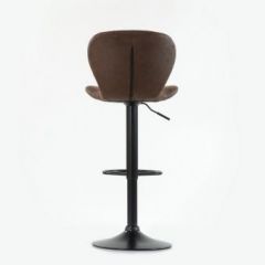 Барный стул Barneo N-86 Time / Black / VPU Brown Vintage коричневый винтаж PK970-18 в Салехарде - salekhard.mebel24.online | фото 2