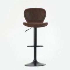 Барный стул Barneo N-86 Time / Black / VPU Brown Vintage коричневый винтаж PK970-18 в Салехарде - salekhard.mebel24.online | фото 3