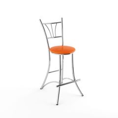 Барный стул Трилогия оранжевый-843 в Салехарде - salekhard.mebel24.online | фото