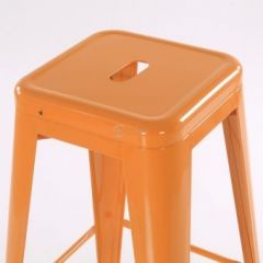 Барный табурет Barneo N-241 Tolix Style (RAL2003 оранжевый) в Салехарде - salekhard.mebel24.online | фото 3