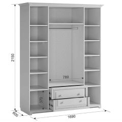 БЕЛЛА Шкаф 4-х створчатый в Салехарде - salekhard.mebel24.online | фото 5