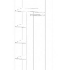 БУРАТИНО Шкаф для одежды в Салехарде - salekhard.mebel24.online | фото 2