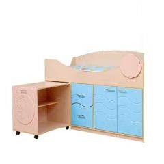 Набор мебели для детской Юниор -12.2 (700*1860) МДФ матовый в Салехарде - salekhard.mebel24.online | фото 4