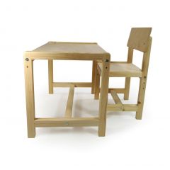 Детский растущий комплект стол и стул Я САМ "Лофт" (Береза, Сосна) в Салехарде - salekhard.mebel24.online | фото 2