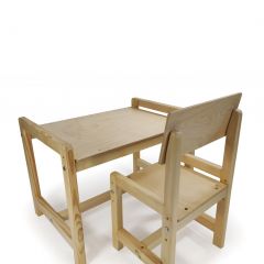 Детский растущий комплект стол и стул Я САМ "Лофт" (Береза, Сосна) в Салехарде - salekhard.mebel24.online | фото 7