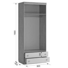 ФОРСАЖ Шкаф комбинированный (с ящ. 2-створчатый) в Салехарде - salekhard.mebel24.online | фото 5
