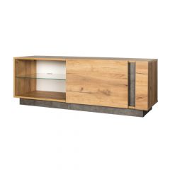 Гостиная Арчи (Дуб Золотой/Камень Темный) в Салехарде - salekhard.mebel24.online | фото 8