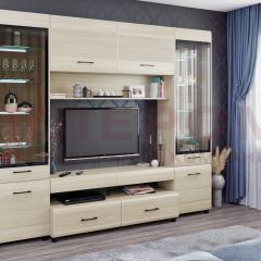 Гостиная Камелия Композиция 11 (Ясень Асахи) в Салехарде - salekhard.mebel24.online | фото