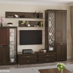 Гостиная Карина Композиция 12 (Акация Молдау) в Салехарде - salekhard.mebel24.online | фото