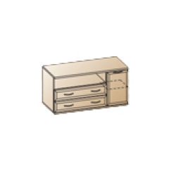 Гостиная Карина Композиция 22 (Акация Молдау) в Салехарде - salekhard.mebel24.online | фото 8