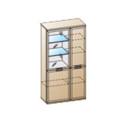 Гостиная Карина Композиция 24 (Ясень Асахи) в Салехарде - salekhard.mebel24.online | фото 2