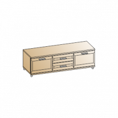 Гостиная Мелисса Композиция 10 (Акация Молдау) в Салехарде - salekhard.mebel24.online | фото 5