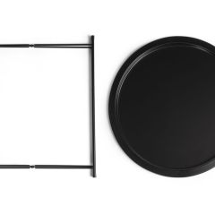 Журнальный стол Tray 47х51 black в Салехарде - salekhard.mebel24.online | фото 3