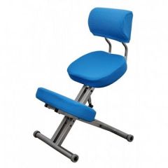 Коленный стул со спинкой Smartstool КМ01ВМ + Чехлы в Салехарде - salekhard.mebel24.online | фото