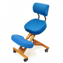 Коленный стул со спинкой Smartstool KW02В + Чехлы в Салехарде - salekhard.mebel24.online | фото 2