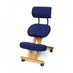 Коленный стул со спинкой Smartstool KW02В + Чехлы в Салехарде - salekhard.mebel24.online | фото 3