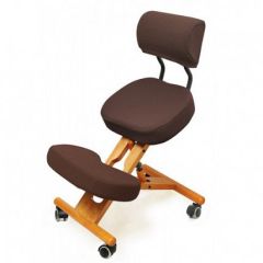 Коленный стул со спинкой Smartstool KW02В + Чехлы в Салехарде - salekhard.mebel24.online | фото 7