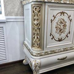 Комод с Зеркалом Алсу (белый глянец) в Салехарде - salekhard.mebel24.online | фото 9