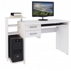 Компьютерный стол №12 (Анкор белый) в Салехарде - salekhard.mebel24.online | фото 2