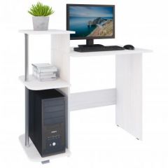 Компьютерный стол №3 (Анкор белый) в Салехарде - salekhard.mebel24.online | фото 1