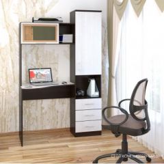Компьютерный стол №5 (Венге/Анкор белый) в Салехарде - salekhard.mebel24.online | фото