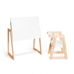 Комплект детской мебели стол и  два стула Я САМ "Лофт-Дуо" (Белый) в Салехарде - salekhard.mebel24.online | фото 5