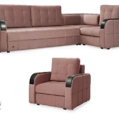 Комплект мягкой мебели Остин HB-178-18 (Велюр) Угловой + 1 кресло в Салехарде - salekhard.mebel24.online | фото 1
